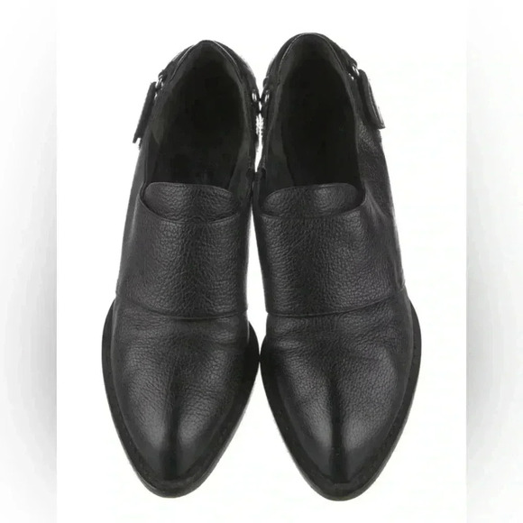 Black Leather Alexander Wang Ankle Boots size 39 - Picture 3 of 5